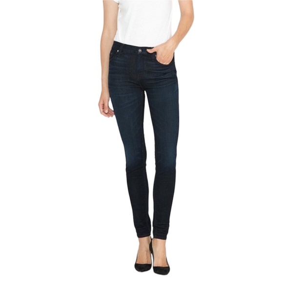 Hudson Jeans Denim - NWOT Hudson Nico Mid Rise Super Skinny 30 Midnight Blue